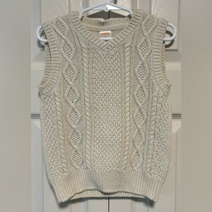 Gymboree Boys Cable Knit Sweater Vest Size 3T